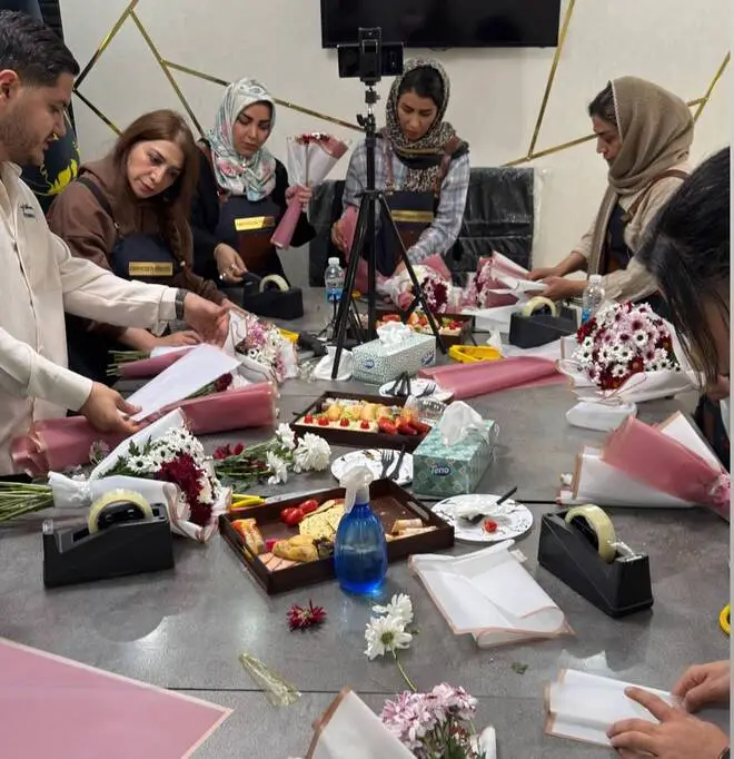 ورکشاپ آموزش گل آرایی شیراز