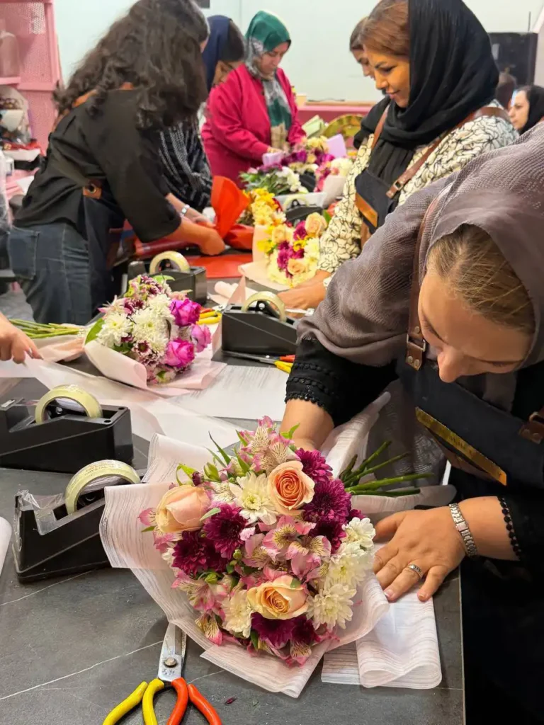 ورکشاپ گل آرایی تهران