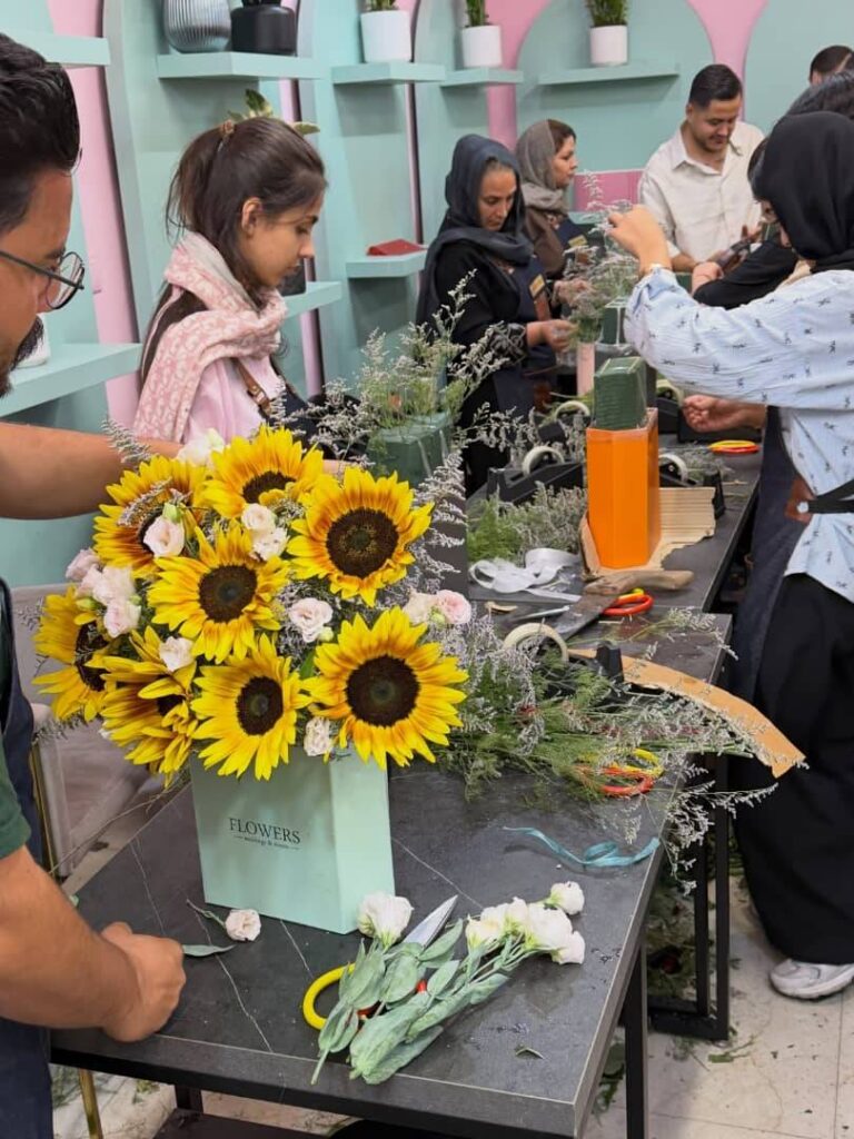 دوره حضوری آموزش گل آرایی اصفهان