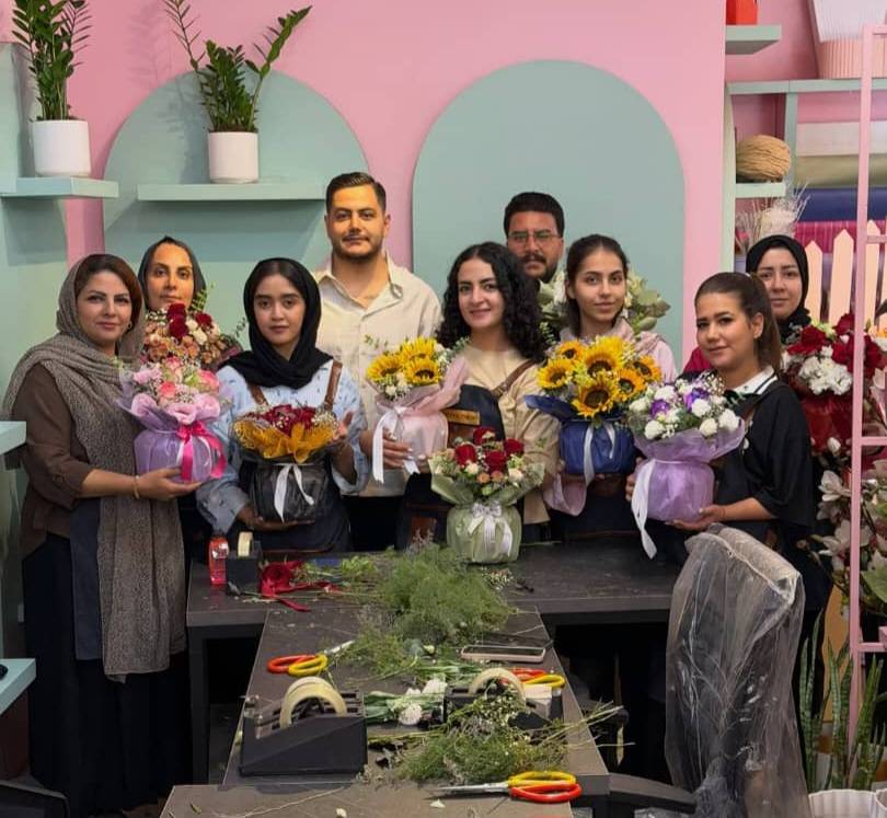 دوره حضوری آموزش گل آرایی اصفهان
